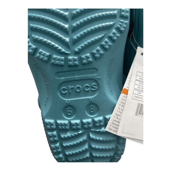 Crocs Women's Classic Clogs With Resin Charms SZ Woman’s  8 NEW - Picture 5 of 7